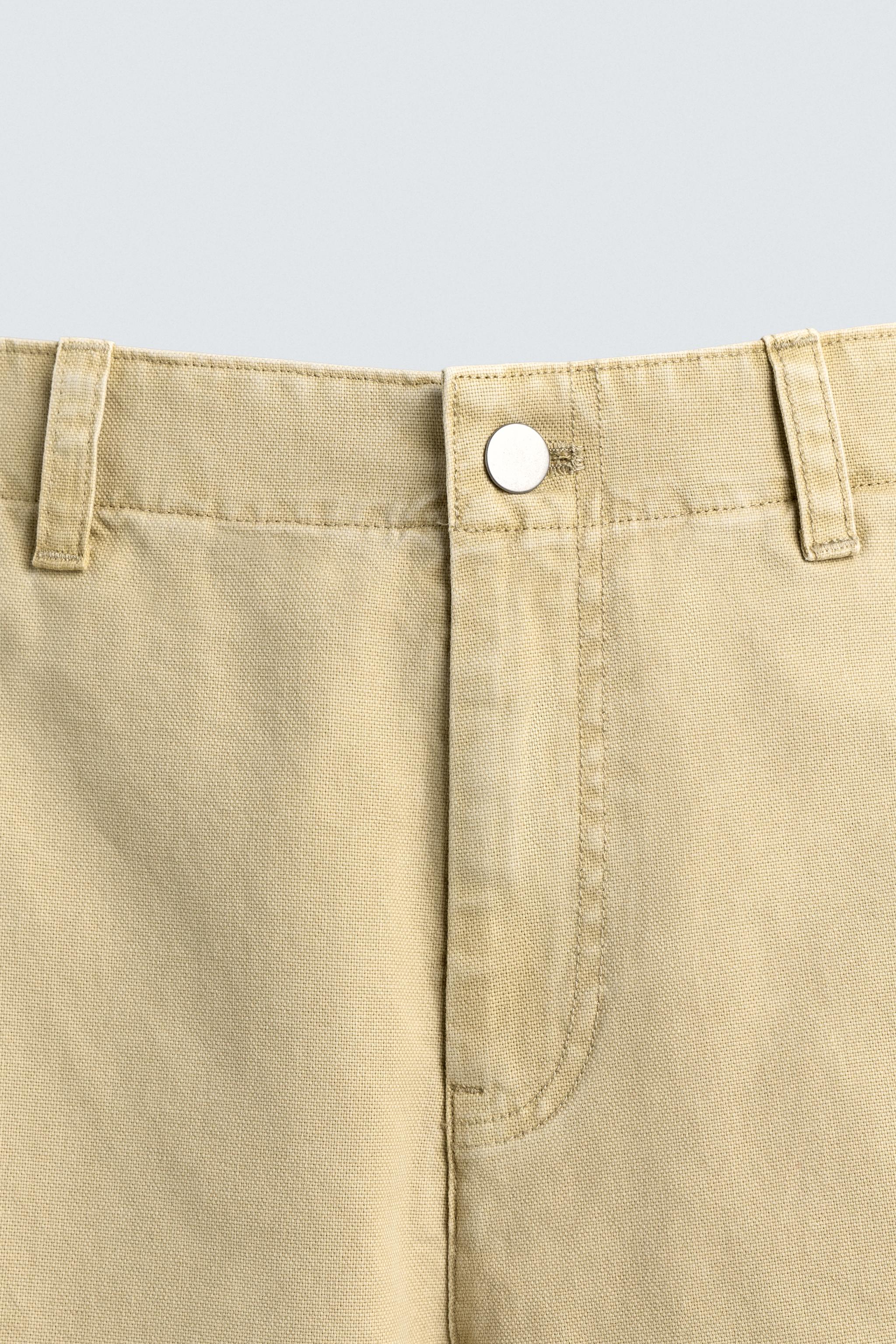WASHED BALLOON FIT PANTS